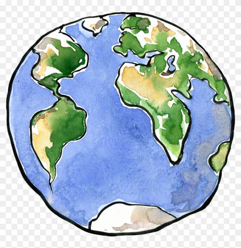 Earth Drawing Planet Clip Art - Earth Illustration #977437