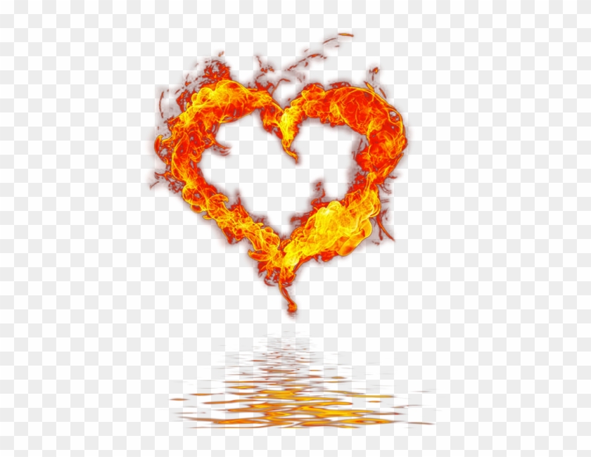 Coeur En Feu Png #977465