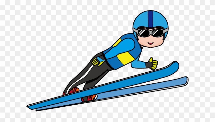 Ski Jumping Clip Art #977522