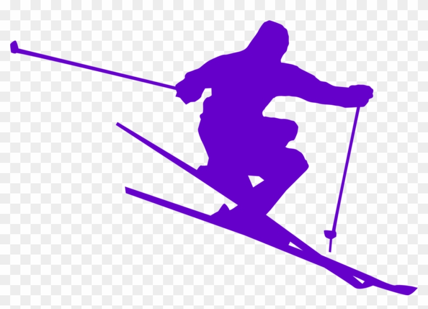This Work, Identified By Publicdomainfiles - Downhill Skier Vector #977546