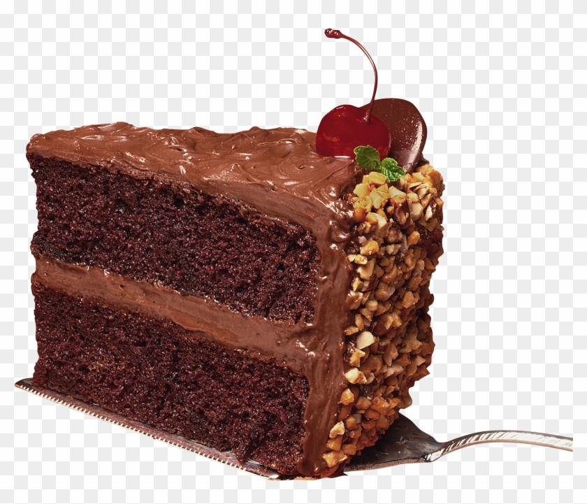 Chocolate Cake Clipart Happy Birthday - Slice Of Cake Png #977606