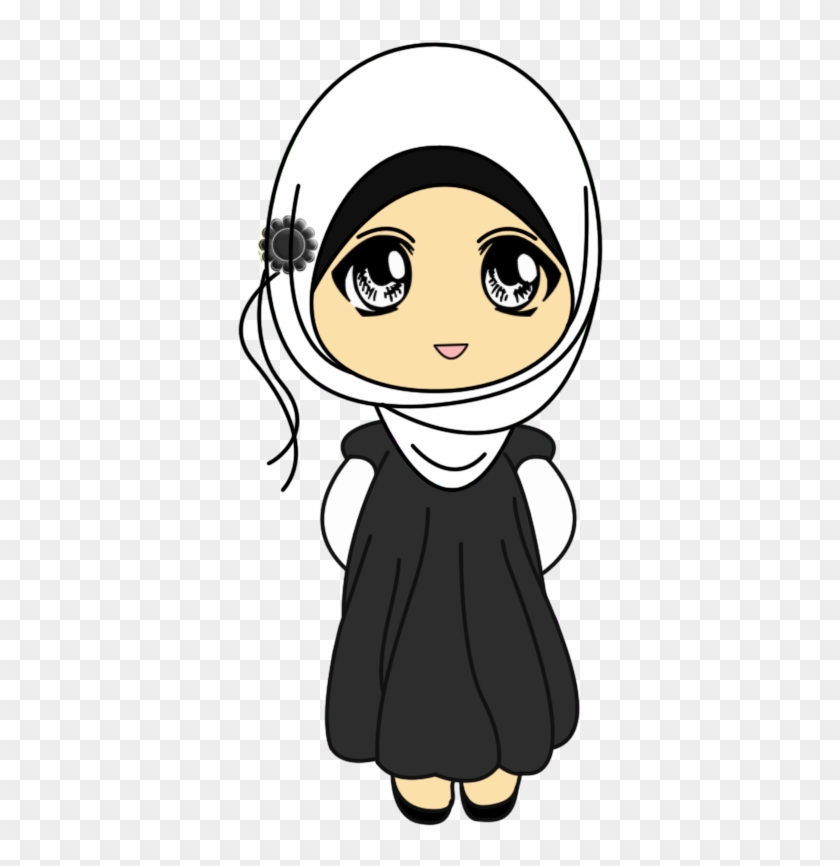 Chibi Clipart Muslimah - Budak Perempuan Muslimah Kartun #977737
