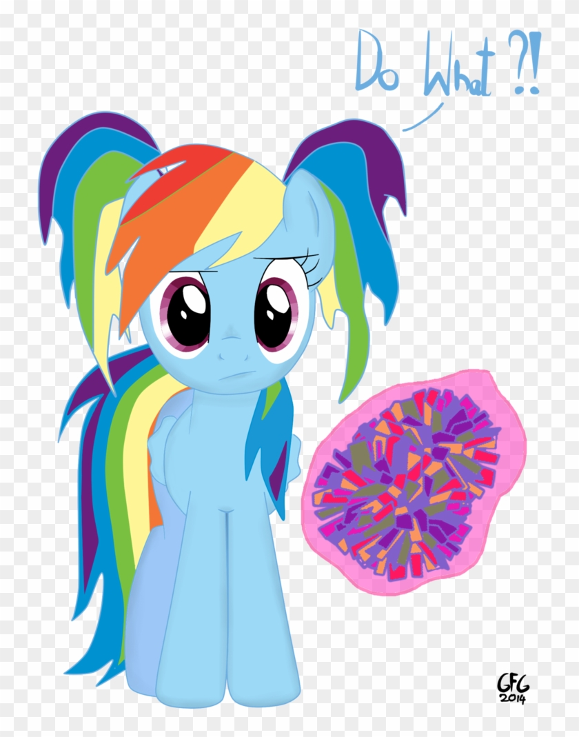 Confused Rainbow Dash By Xgoforgold Confused Rainbow - Cartoon #977748