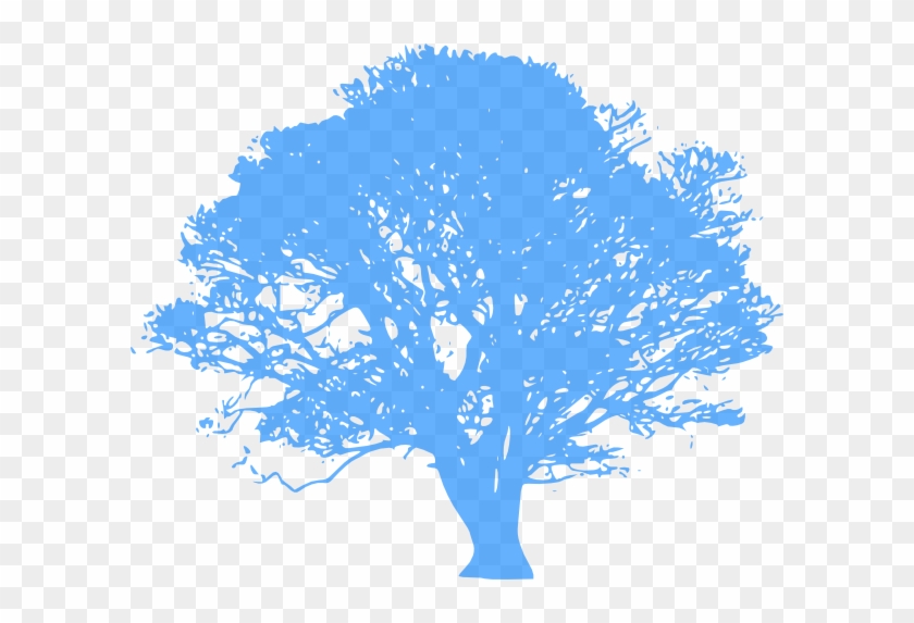 Baby Blue Trees Clip Art At Mzayat - Oak Tree Clip Art Black And White #977756