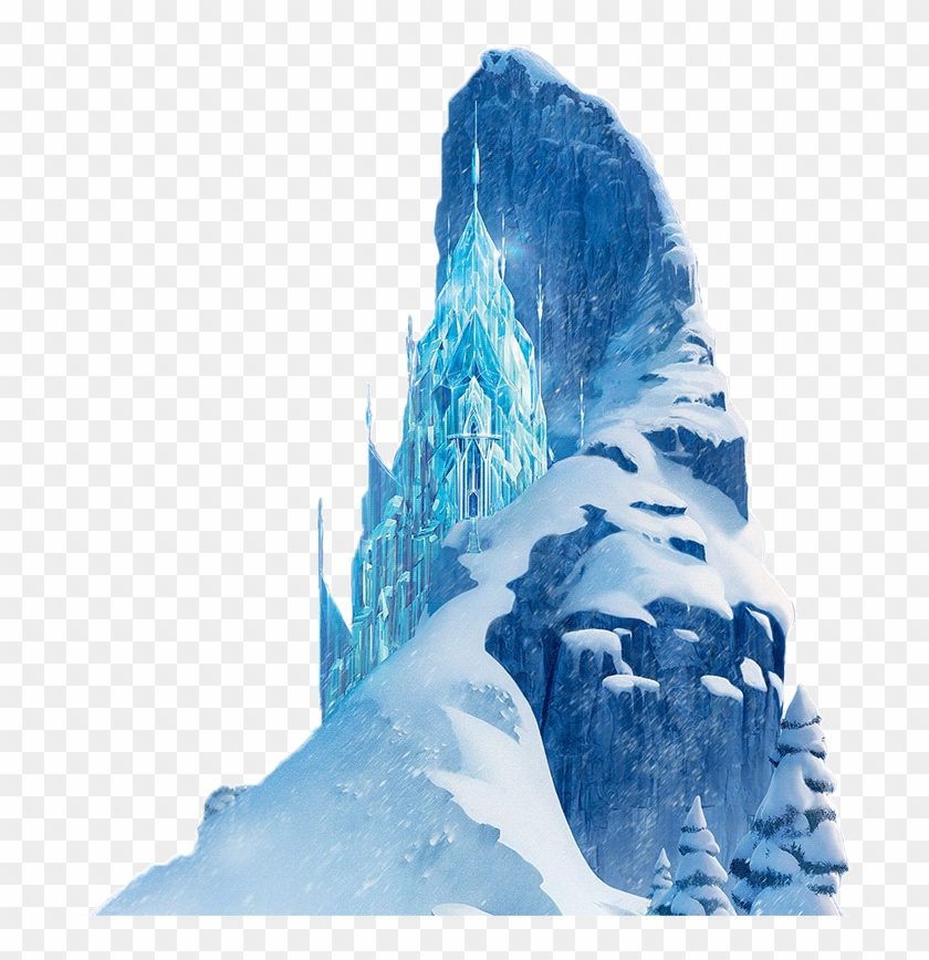 Frozen Castle In Winter Landscape - Frozen Ice Castle Png #977802