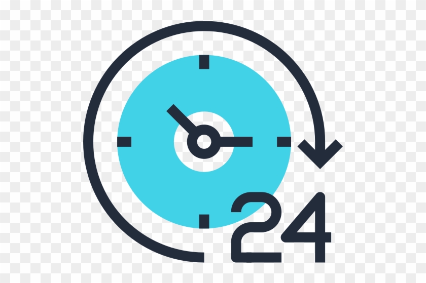 24 Hours Security - 24 Hours Icon Png #977846