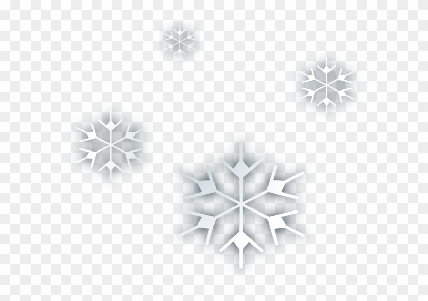 Snow Flakes Clip Art At Clker - Animated Falling Snow Png #977901