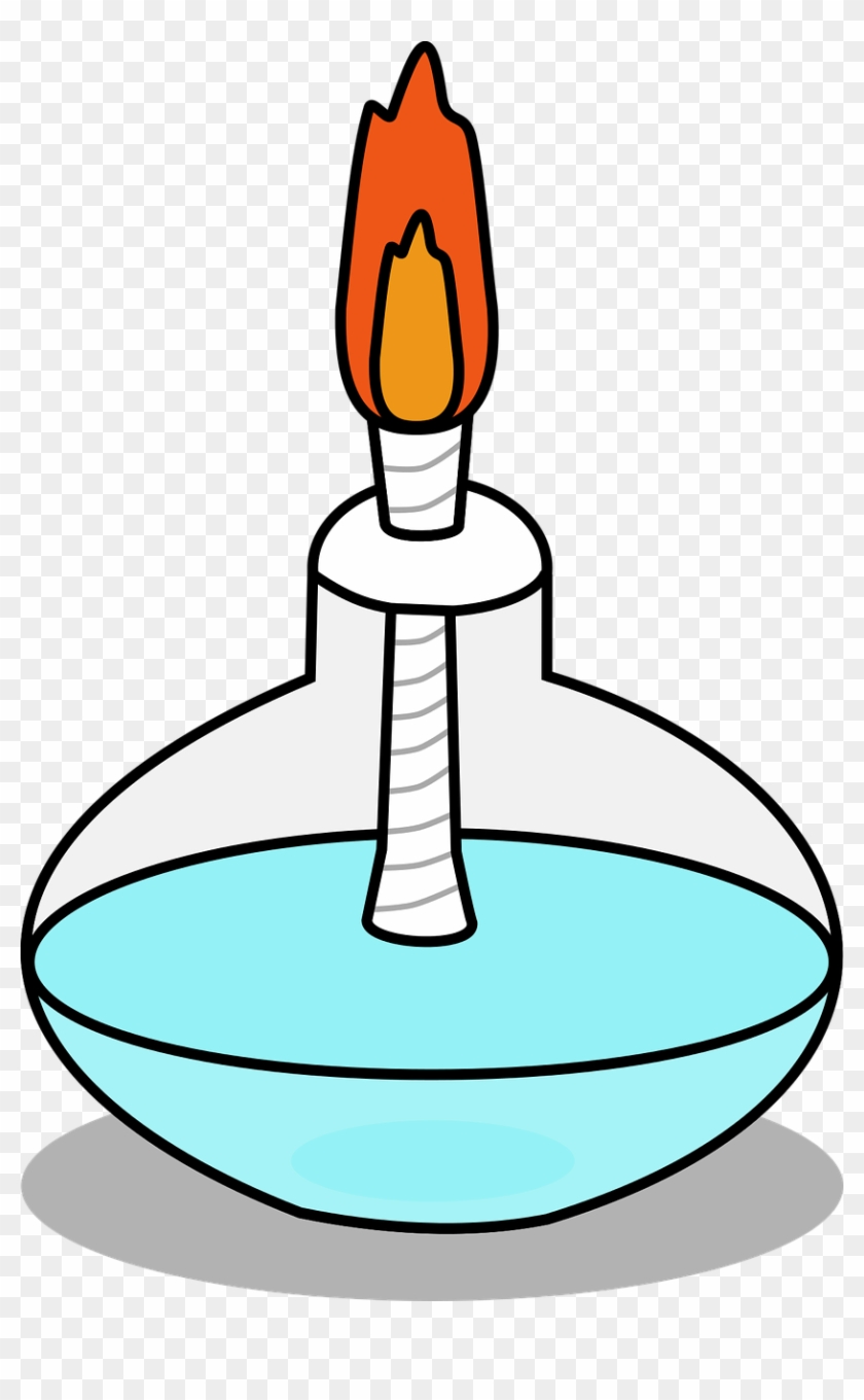 Light Alcohol Burner Lamp Clip Art - Alcohol Lamp Clipart Png #977932