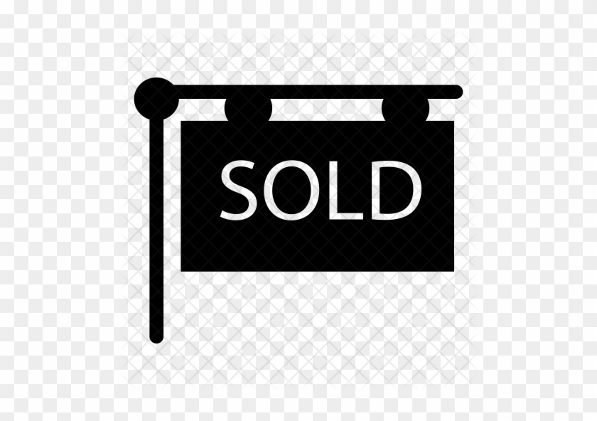 Sold Board Icon - Sign #977976