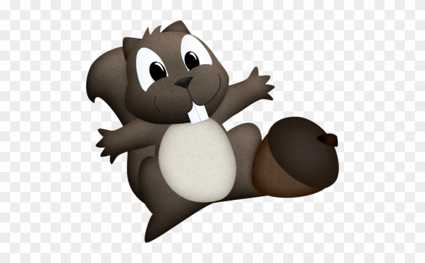 Chipmunk Clipart Woodland Theme - Clip Art #977975
