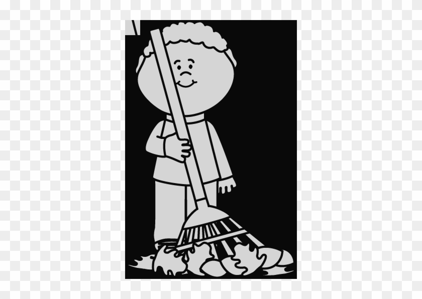 Clipart Autumn Black And White #977991