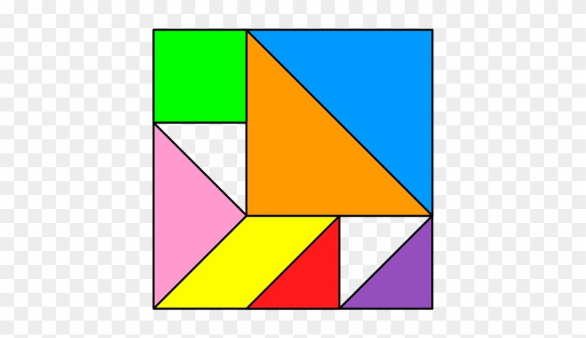 Tangram Incomplete Square - Tangram Square #978041