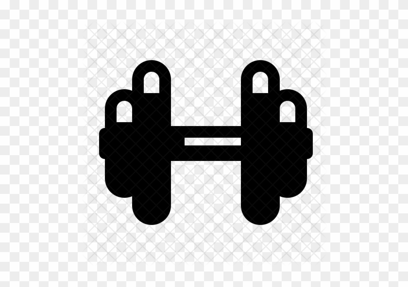 Dumbbell Icon - Weights Emoji Png #978086