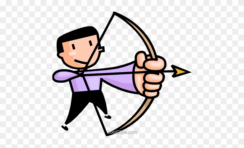 An Archer Taking Aim Royalty Free Vector Clip Art Illustration - Archer Vector Transparent Background #978091