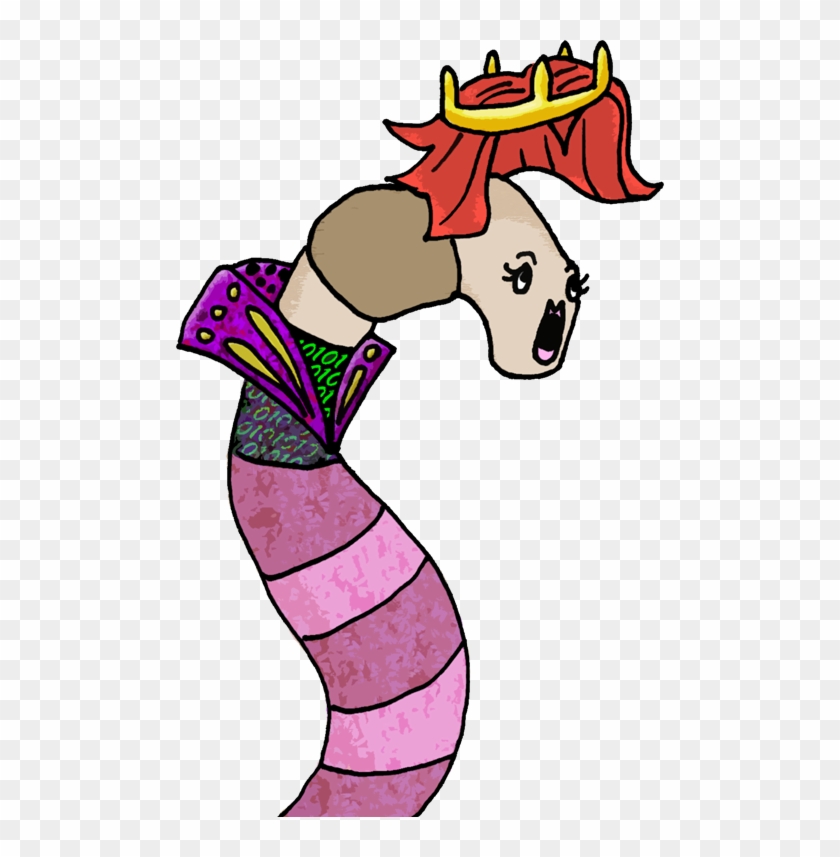 Dialogue Art Of The Worm Queen, Startled And Her Disguise - Cartoon #978129