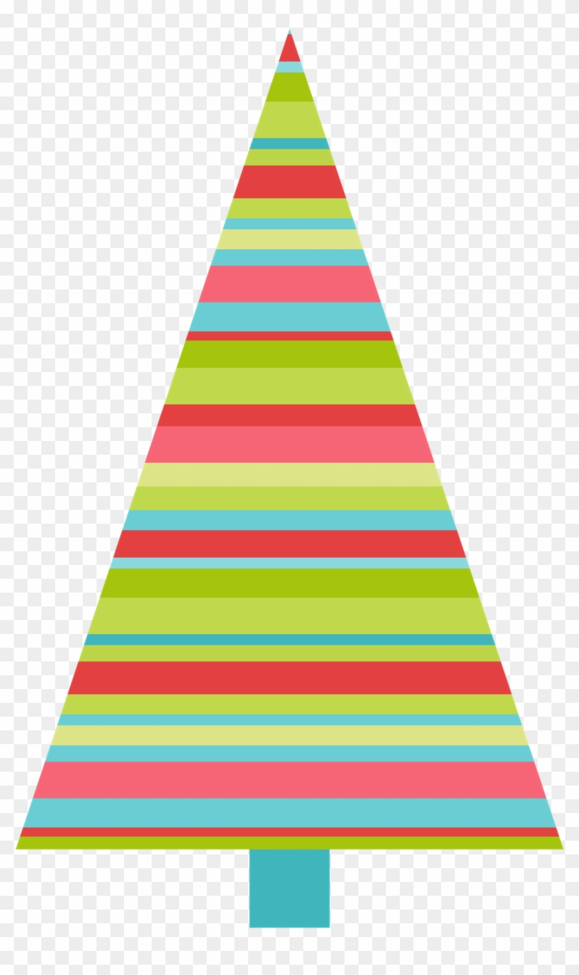 Colorful Christmas Tree, Clip Art - Christmas Borders Clip Art #978148