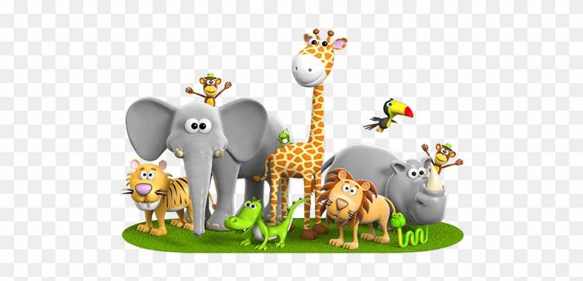 Stickers For Kids - Jungle Animals Png #978169