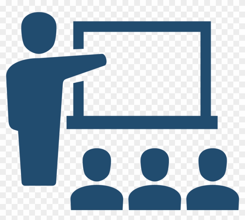 Teacher Training And Up-skilling - Classroom Icon Png Blue #978223