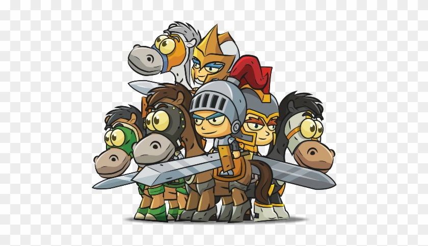 Kings On Horseback Royalty Free Game Art - Game #978256