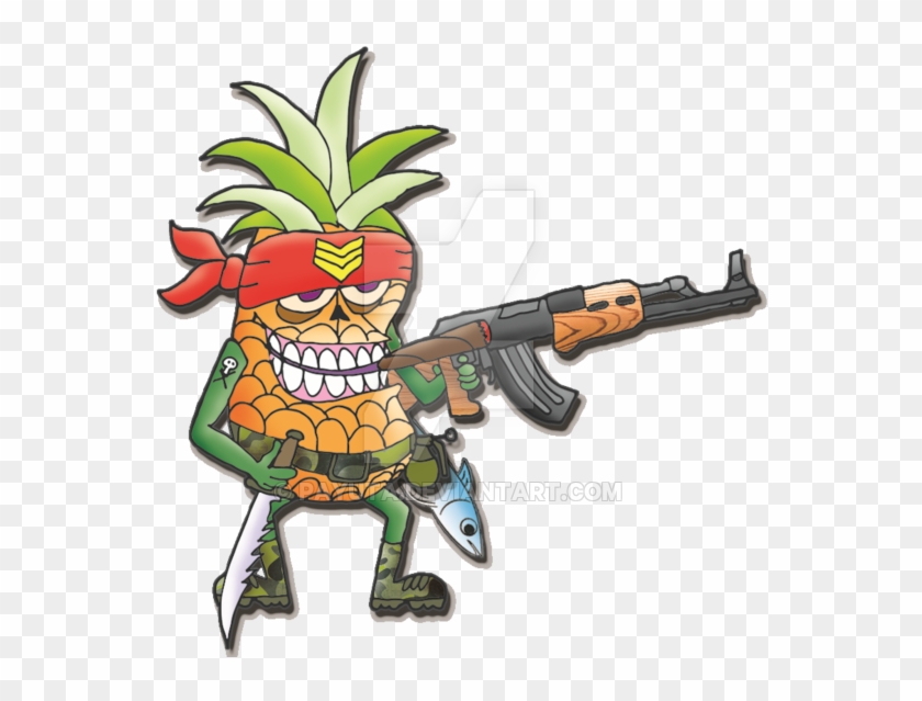 Fiverr Community Gig - Pineapple With A Gun #978271