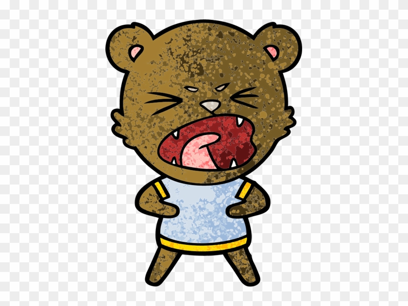 Angry Cartoon Bear - Dibujos Animado De Reir #978312