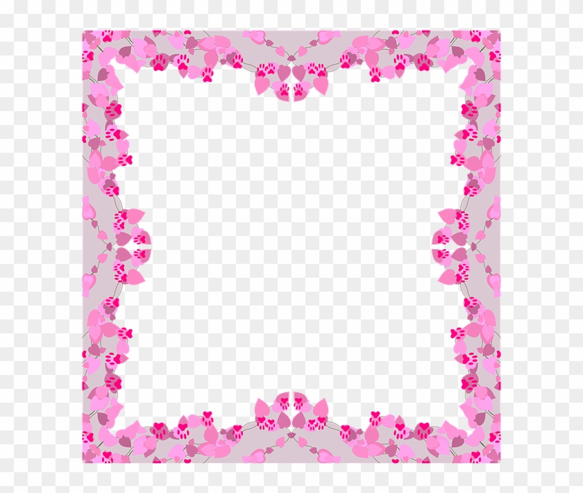 Frames - Cherry Blossom Clipart Border #978426