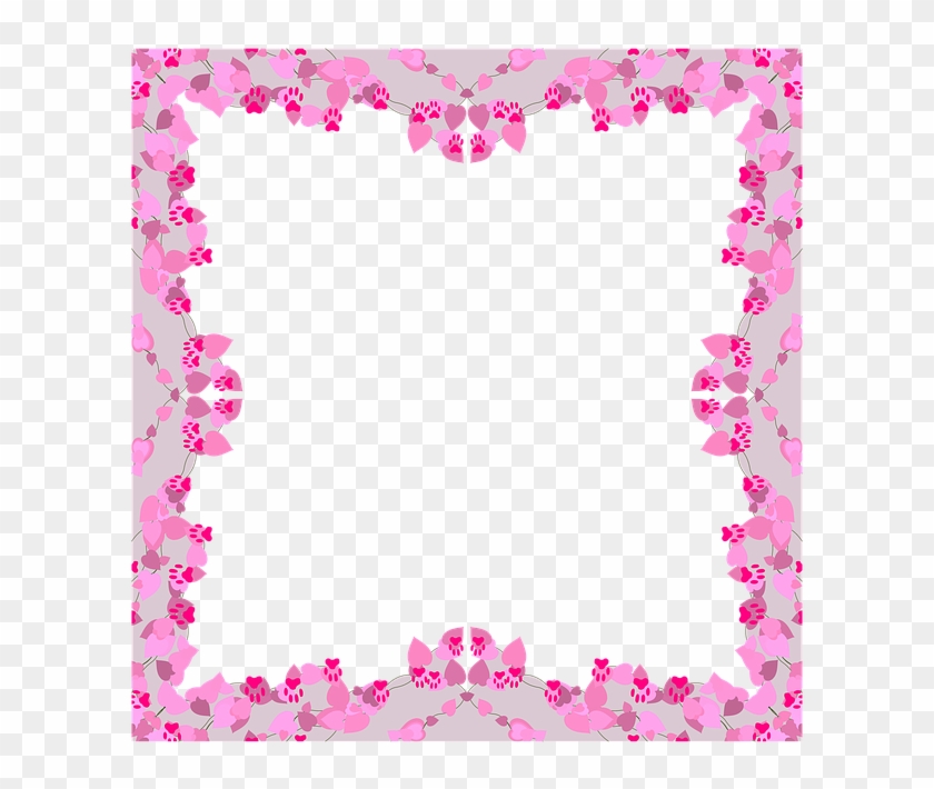 Frames - Cherry Blossom Clipart Border #978426