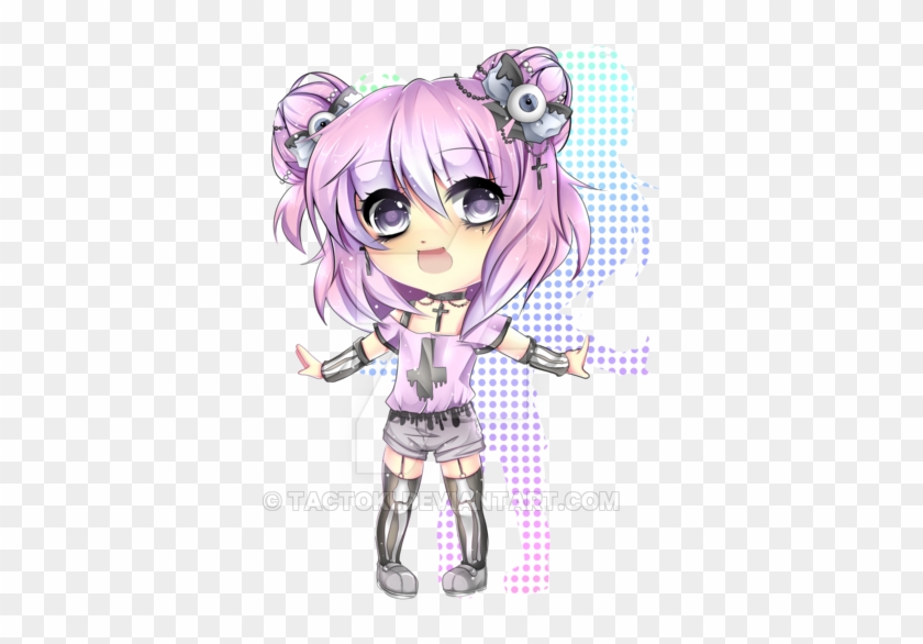 Chibi Pastel Goth By Tactoki - Chibi #978481