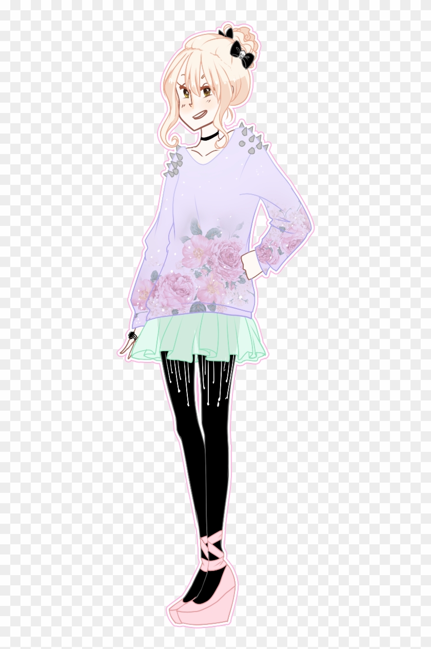 Pastel Girl Drawing, - Pastel Girl Drawing, #978487