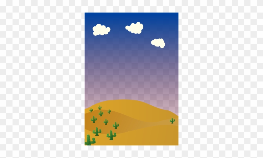 Idea For Background Scene Toy - Desert Background Clipart #978499