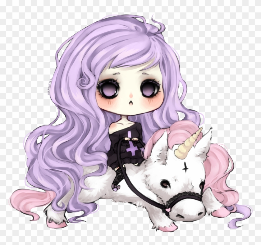 Unicorn, Pastel Goth, And Pastel Image - Pastel Goth #978506