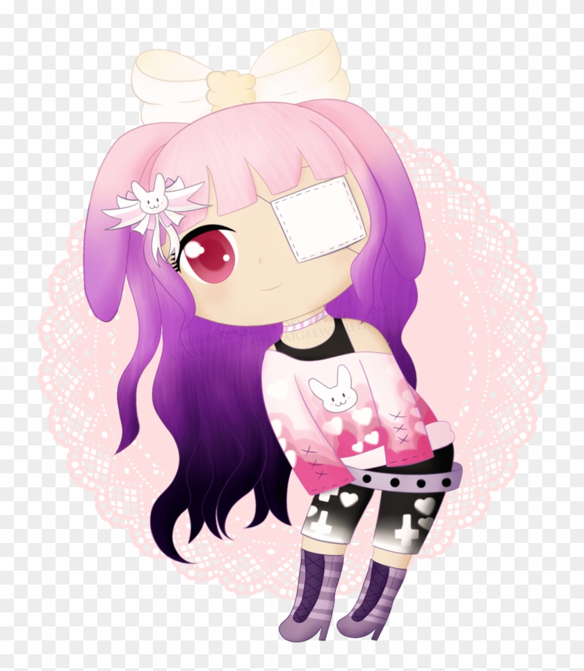 Pastel Goth Chibi 80788 - Cartoon #978531