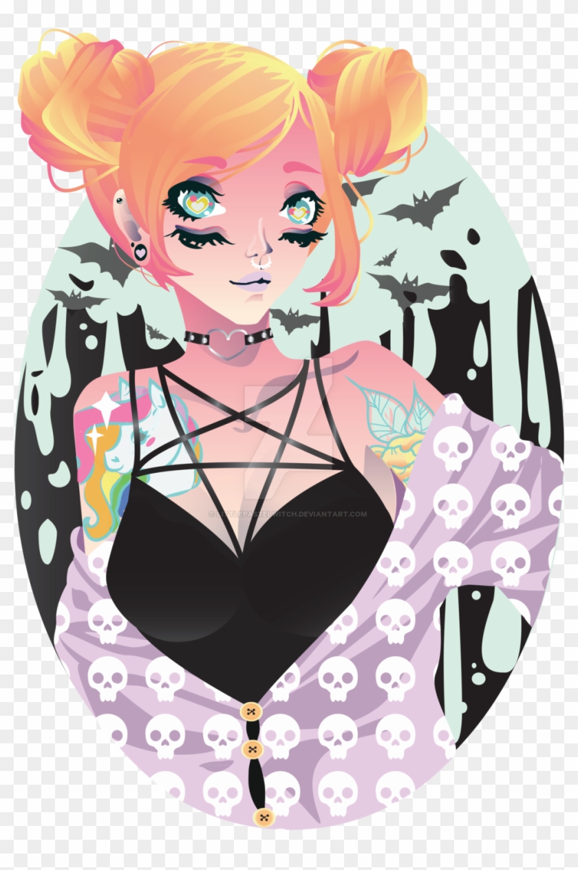 Pastel Goth By Littlepastelwitch Pastel Goth By Littlepastelwitch - Drawing #978534