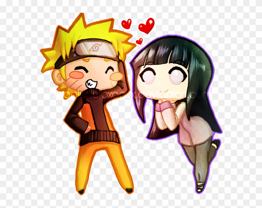 Naruhina Chibi Love - Naruto Y Hinata Chibi Png #978577