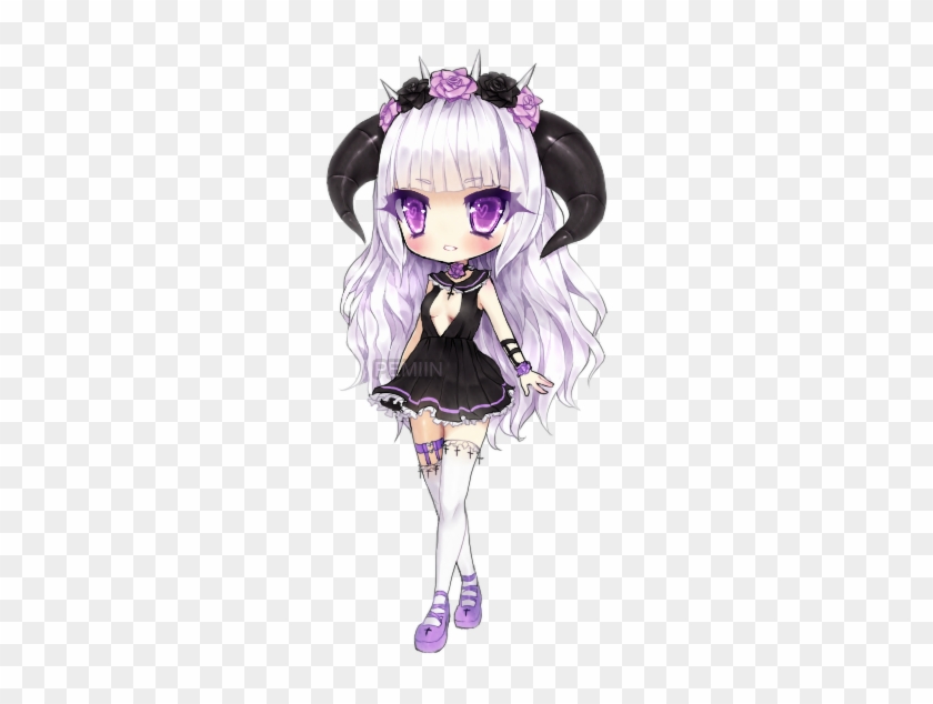 Sha-nu By Marmaladecookie On Deviantart - Goth Chibi Anime #978633