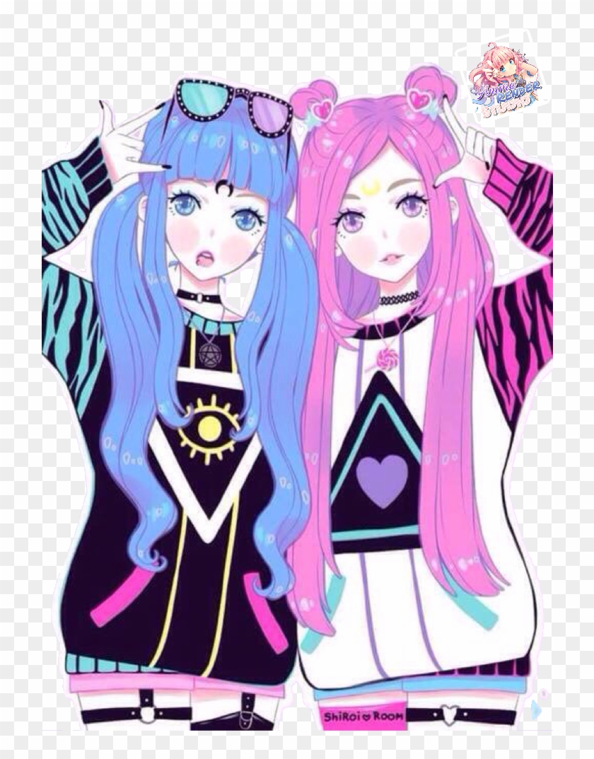 Kawaii Alien Girls Render - Anime Pastel Goth Friends #978650