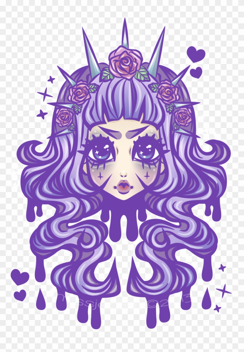 Pastel Goth Princess By Missjediflip On Deviantart - Pastel Goth Print #978672