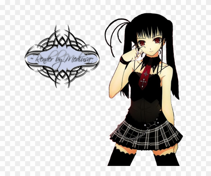 Anime Gothic Girl - Gothic Anime Png #978686