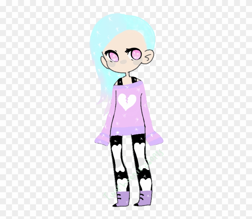 Pastel Goth Girl *open* By Twophoenixadopts - Cartoon #978725