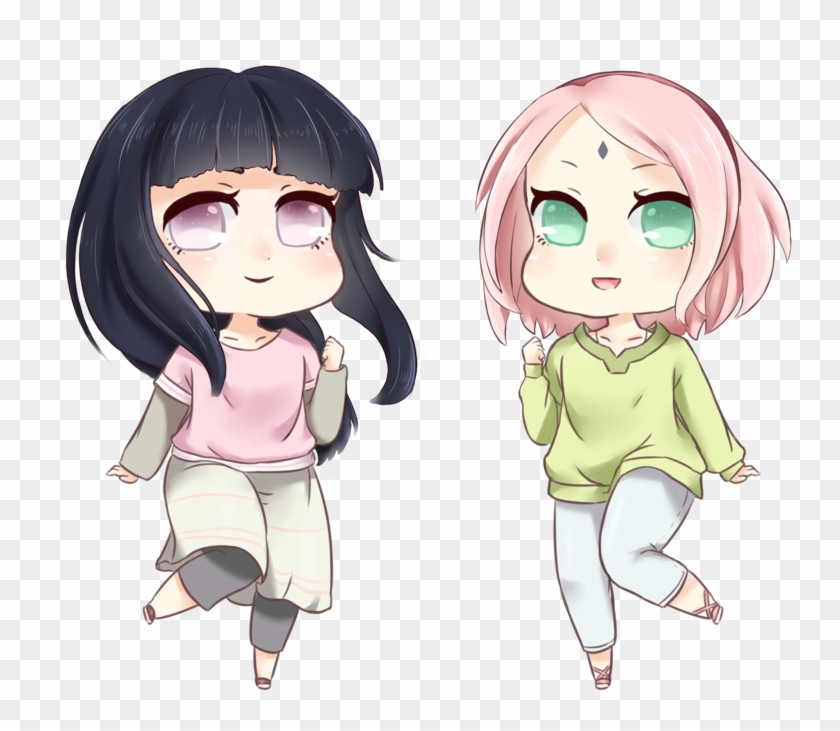 Sakura And Hinata - Hinata And Sakura Chibi #978727