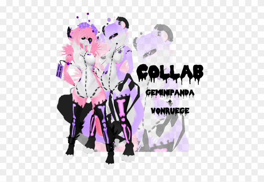 Pastel Goth Furry Collab - Furry Collab #978734