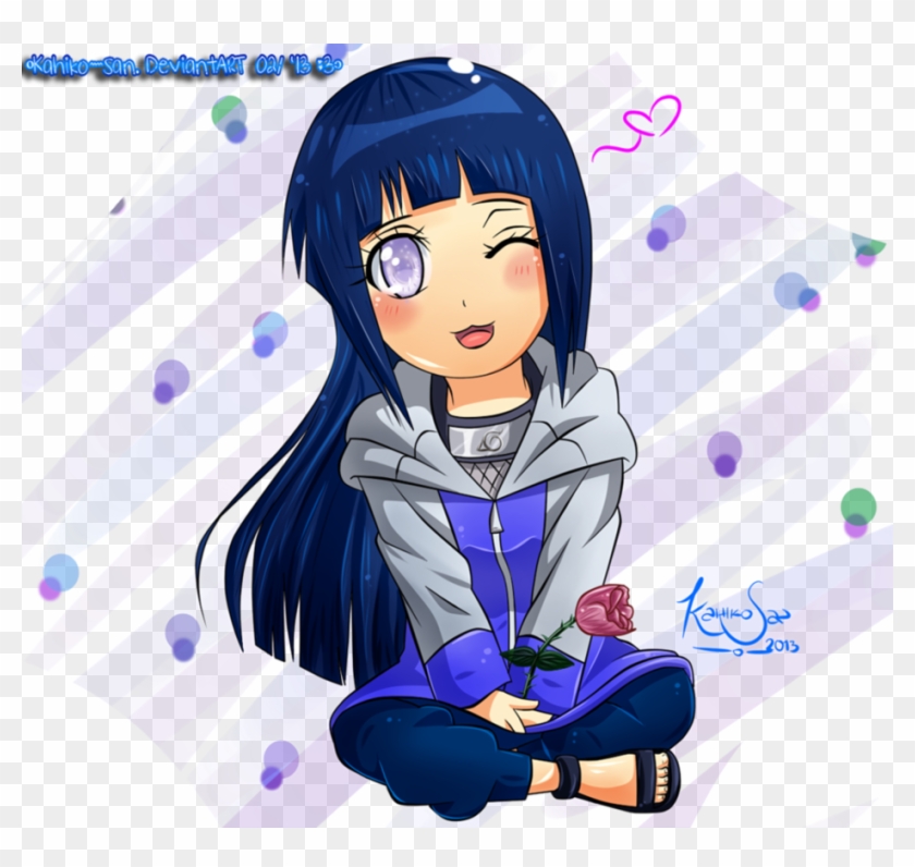 The Gallery For > Naruto And Hinata Married Fanfiction - Anime Chibi Hinata Png #978746