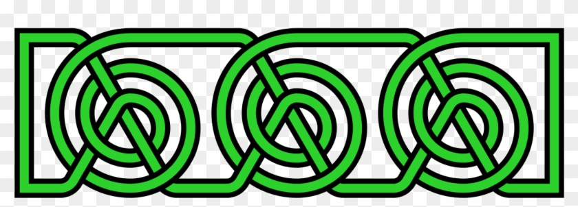 Semiregular Quasi Celtic Knot Linear Inrectangle - Celtic Knot Linear Transparent #978776