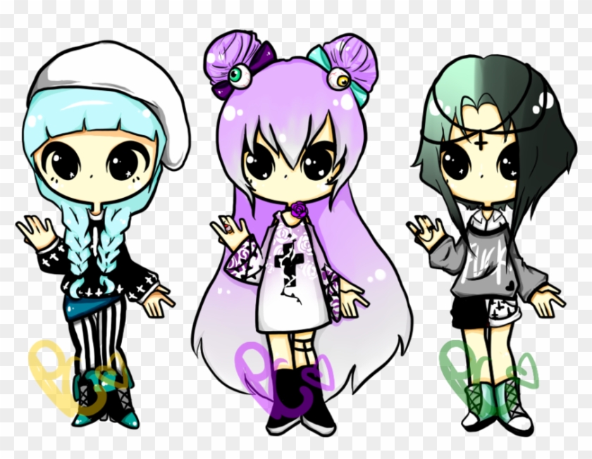 Pastel Goth Adopts By Mochikuu - Deviantart #978820