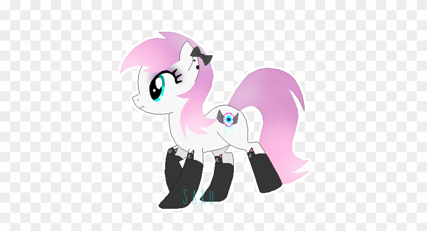 Mlp Pastel Goth 15 Points By Sakuadopts - Cartoon #978838