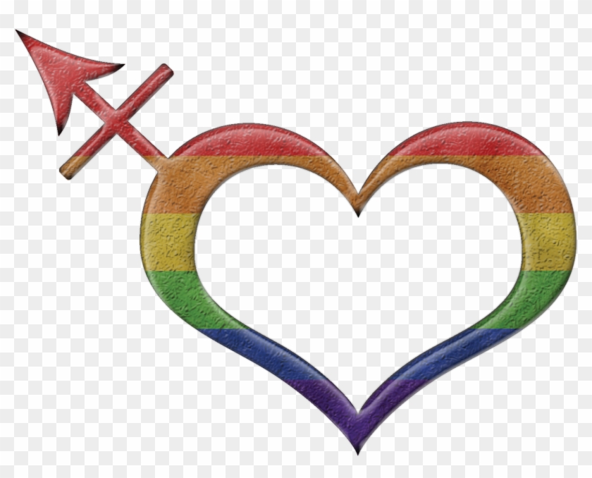 Asexual Pride Heart Shaped Transgender Symbol In Black, - Heart #978841