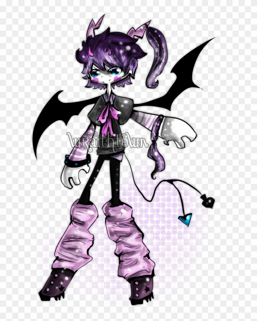 Adoptable { Closed } { Pastel Goth Demon } By Wraithtown - Cartoon #978897