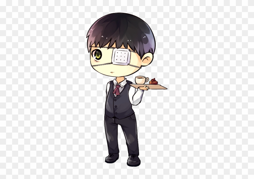 Kaneki Chibi By Drawn-mario - Drawing #978911