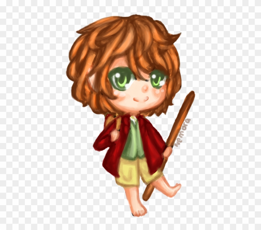 The Hobbit Bilbo Painted Chibi~ By Nemorafarraige On - The Hobbit Bilbo Painted Chibi~ By Nemorafarraige On #978917