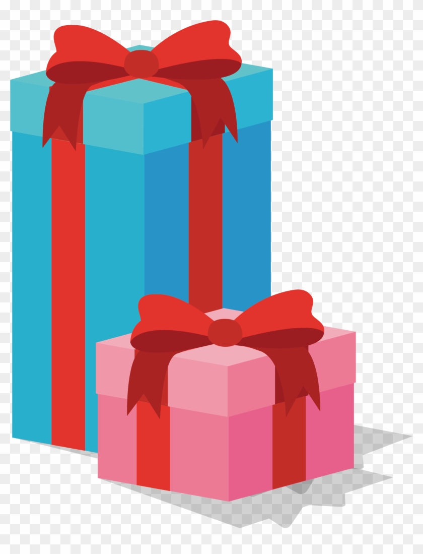 Gift Box Clip Art - Gift Vector Png #978985